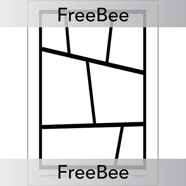 Free Cartoon Strips Template by PlanBee