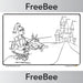PlanBee Castles Colouring Pages | PlanBee FreeBees