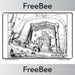 PlanBee Castles Colouring Pages | PlanBee FreeBees