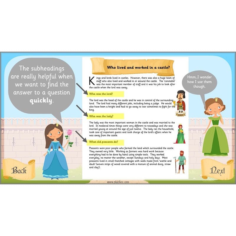 PlanBee Castles Year 2 English Planning Pack by PlanBee