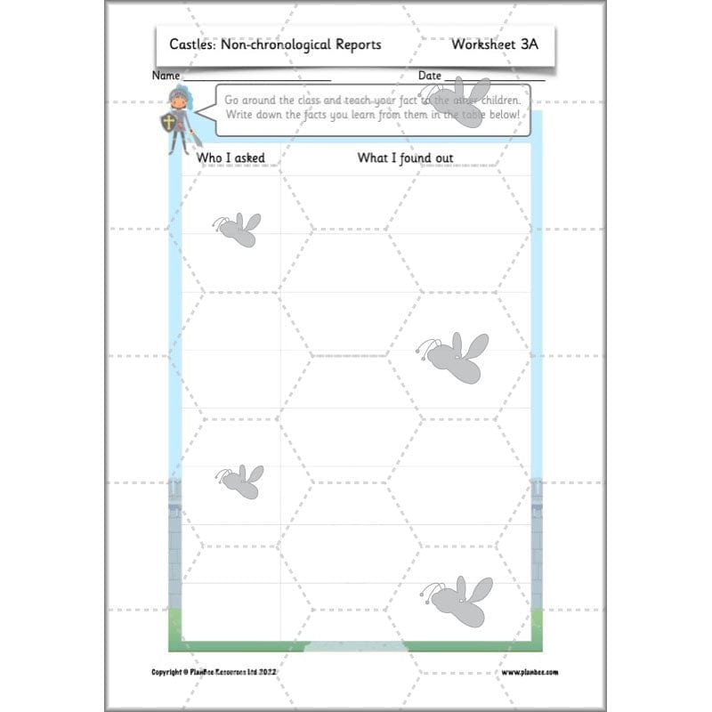 PlanBee Castles Year 2 English Planning Pack by PlanBee