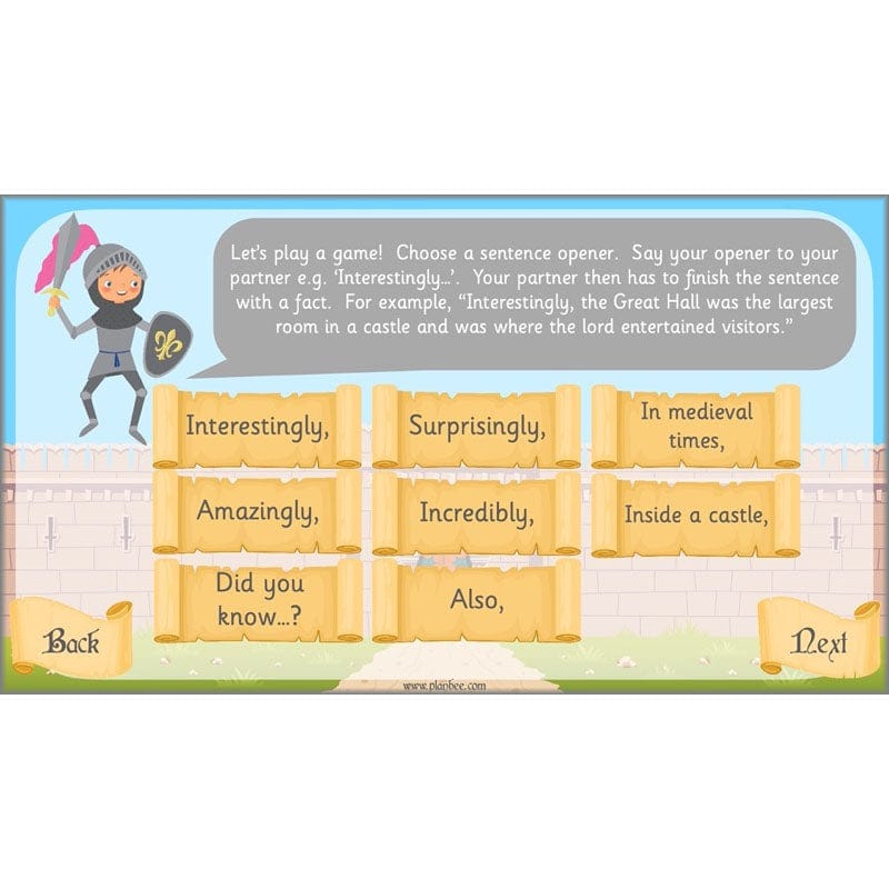 PlanBee Castles Year 2 English Planning Pack by PlanBee