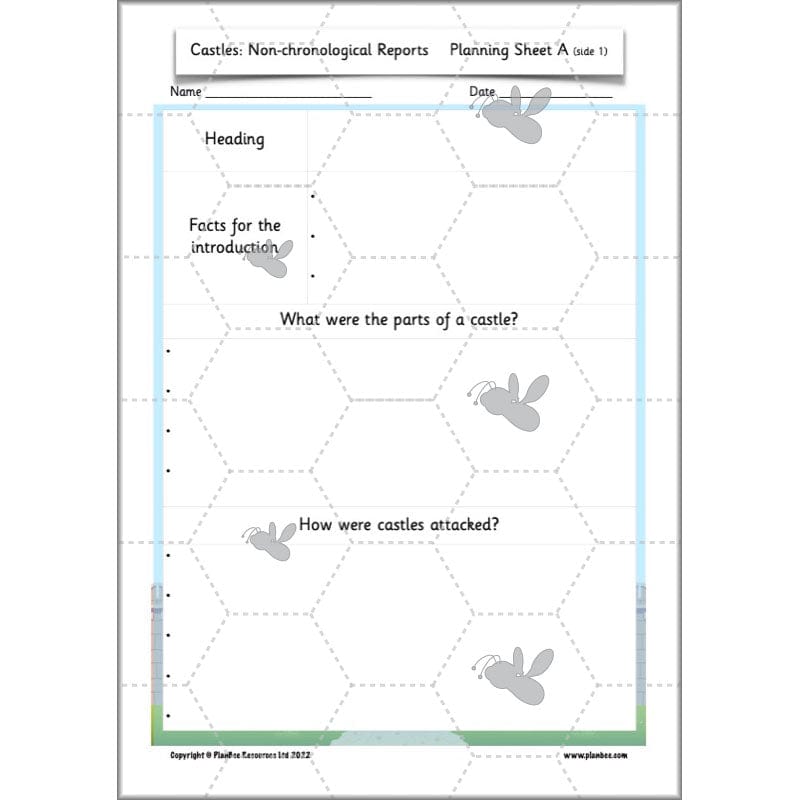 PlanBee Castles Year 2 English Planning Pack by PlanBee