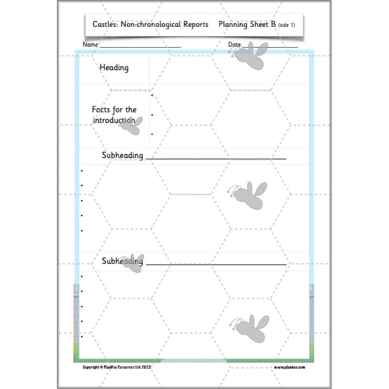 PlanBee Castles Year 2 English Planning Pack by PlanBee