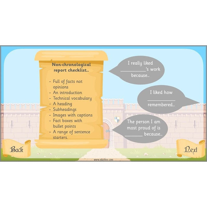 PlanBee Castles Year 2 English Planning Pack by PlanBee