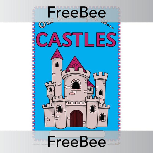 PlanBee FREE Castles Topic Cover | PlanBee FreeBees