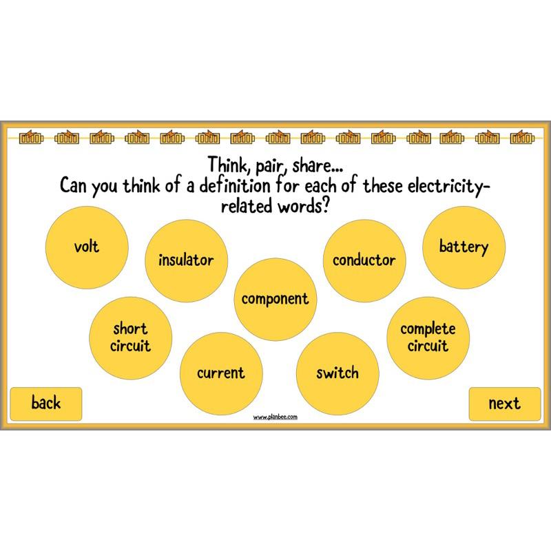 PlanBee Changing Circuits - Electricity Year 6 Lesson Planning