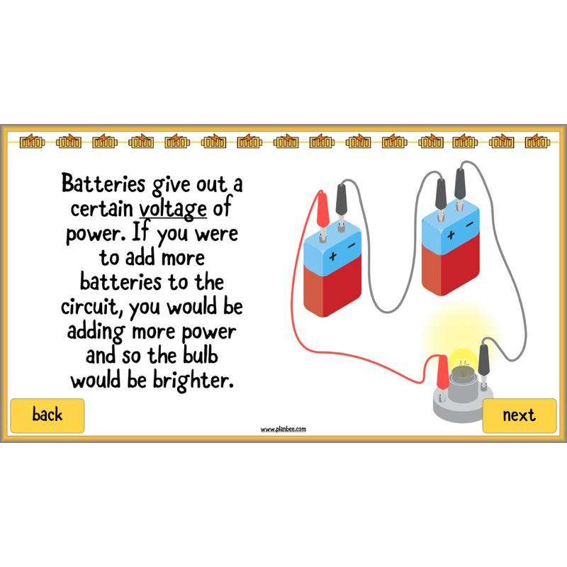 PlanBee Changing Circuits - Electricity Year 6 Lesson Planning