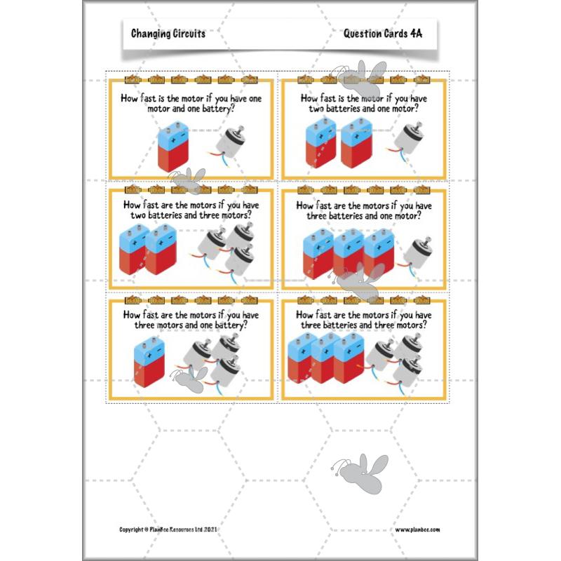 PlanBee Changing Circuits - Electricity Year 6 Lesson Planning