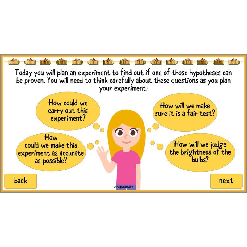 PlanBee Changing Circuits - Electricity Year 6 Lesson Planning