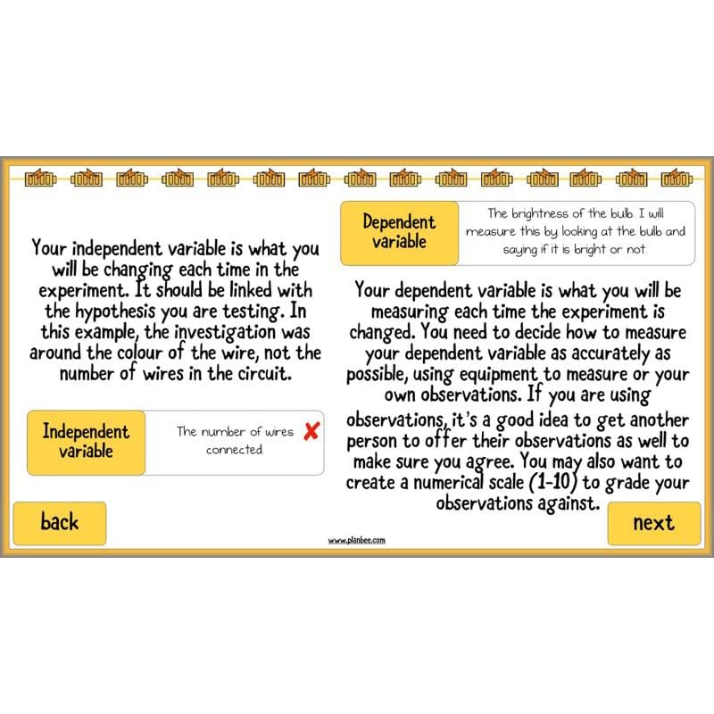 PlanBee Changing Circuits - Electricity Year 6 Lesson Planning
