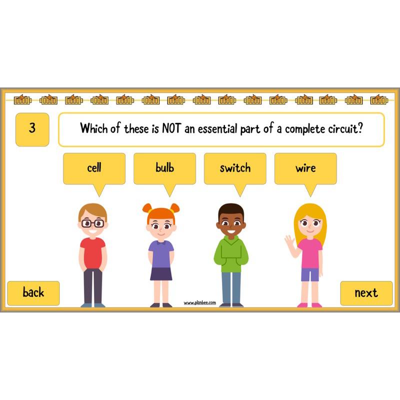 PlanBee Changing Circuits - Electricity Year 6 Lesson Planning