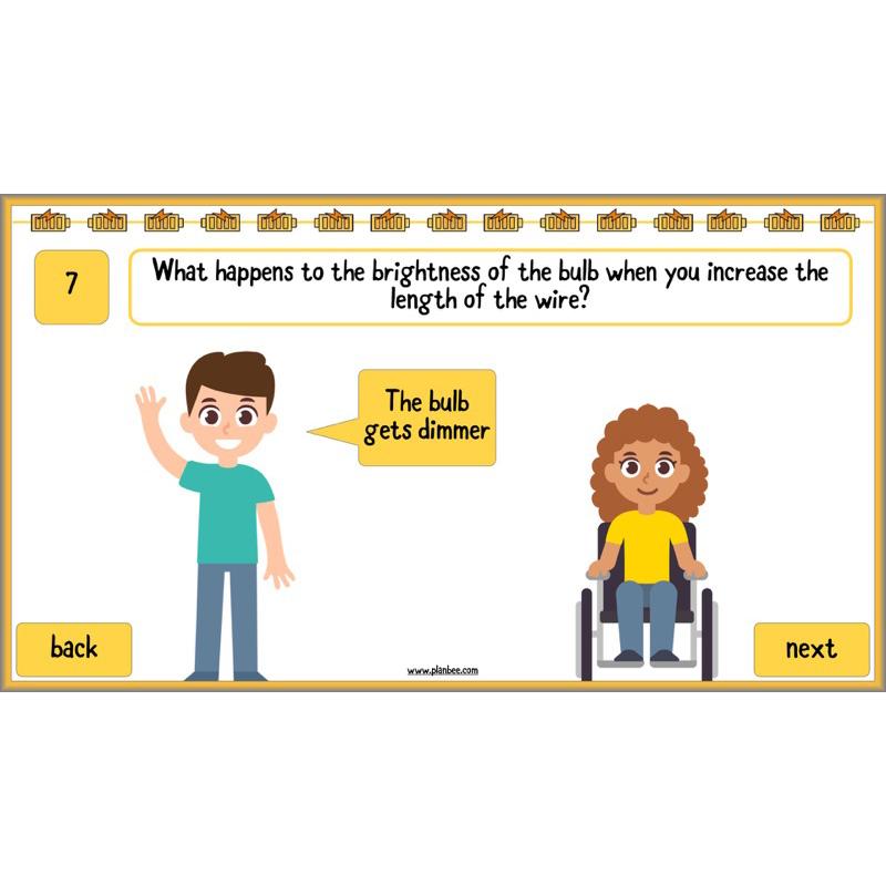 PlanBee Changing Circuits - Electricity Year 6 Lesson Planning