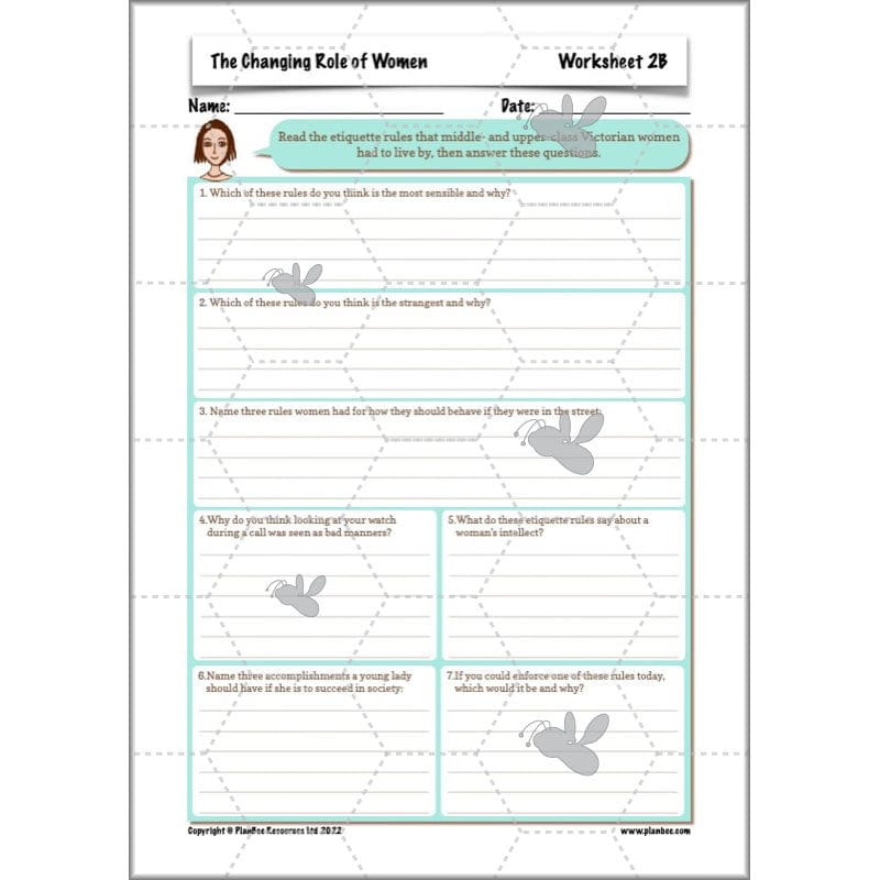 PlanBee The Changing Role of Women KS2 History Resources by PlanBee