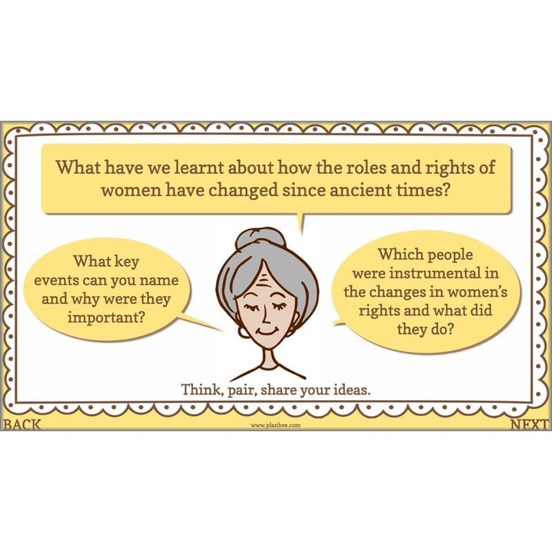 PlanBee The Changing Role of Women KS2 History Resources by PlanBee