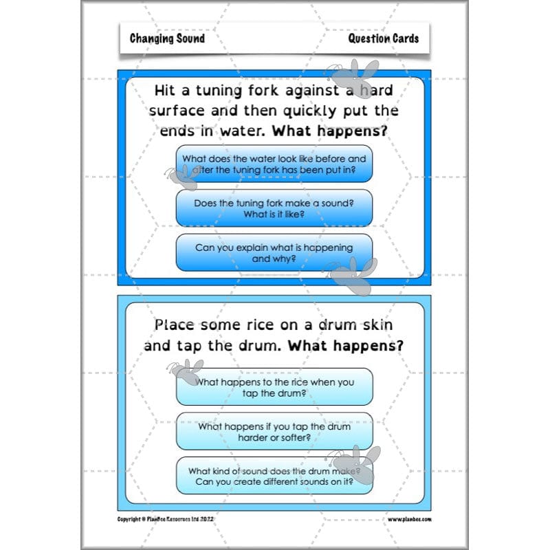 PlanBee Changing Sounds KS2 Year 4 Science Planning | PlanBee