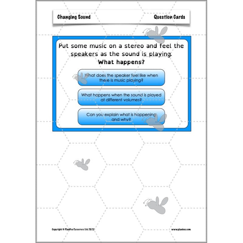 PlanBee Changing Sounds KS2 Year 4 Science Planning | PlanBee