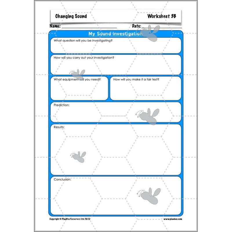 PlanBee Changing Sounds KS2 Year 4 Science Planning | PlanBee