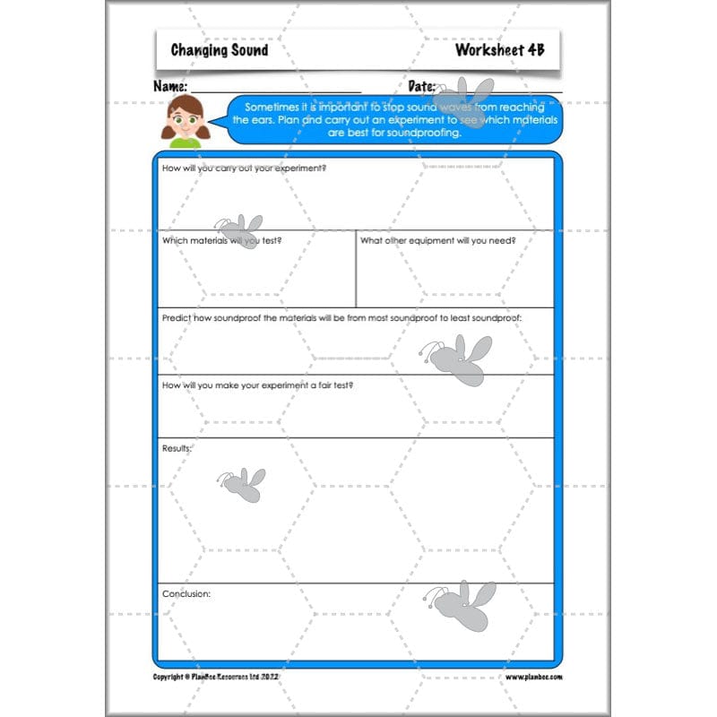 PlanBee Changing Sounds KS2 Year 4 Science Planning | PlanBee