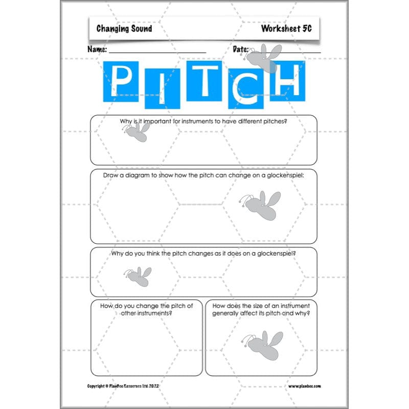 PlanBee Changing Sounds KS2 Year 4 Science Planning | PlanBee