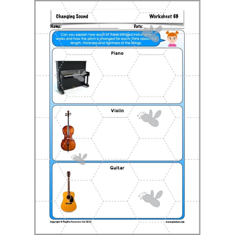 PlanBee Changing Sounds KS2 Year 4 Science Planning | PlanBee