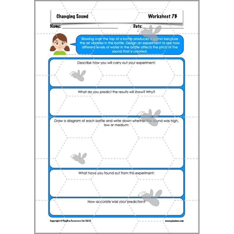 PlanBee Changing Sounds KS2 Year 4 Science Planning | PlanBee