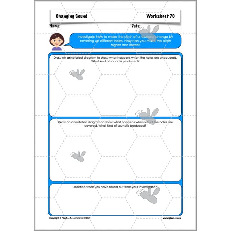 PlanBee Changing Sounds KS2 Year 4 Science Planning | PlanBee