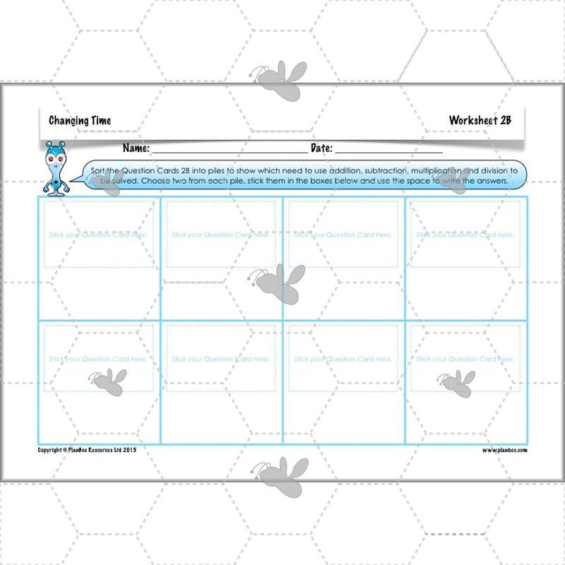 PlanBee Changing Time Year 5 Maths Lesson Planning Pack