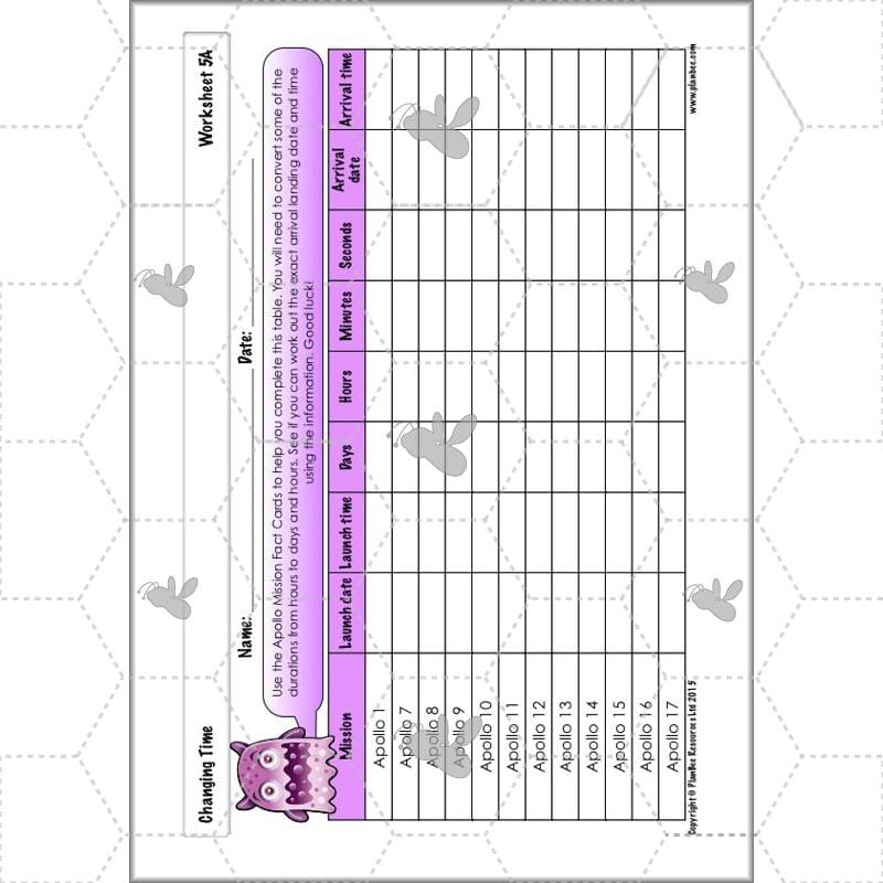 PlanBee Changing Time Year 5 Maths Lesson Planning Pack