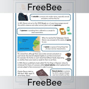 PlanBee FREE Charles Darwin Poster by PlanBee
