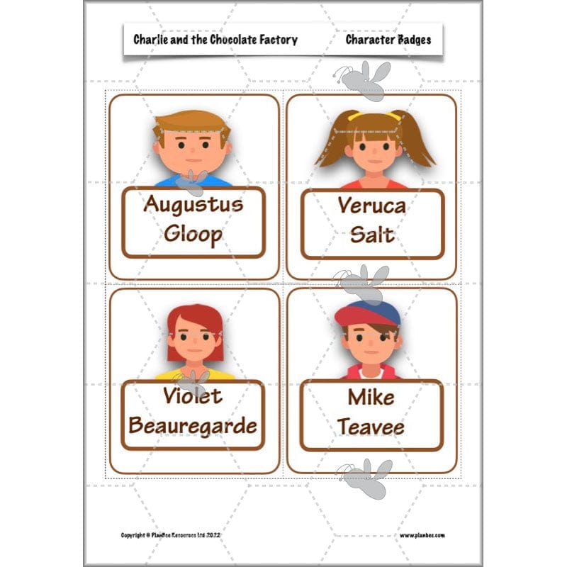 PlanBee Charlie and the Chocolate Factory Resources KS2 Pack | PlanBee