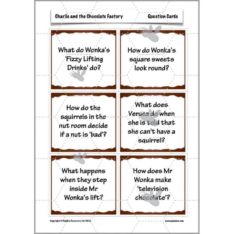 PlanBee Charlie and the Chocolate Factory Resources KS2 Pack | PlanBee
