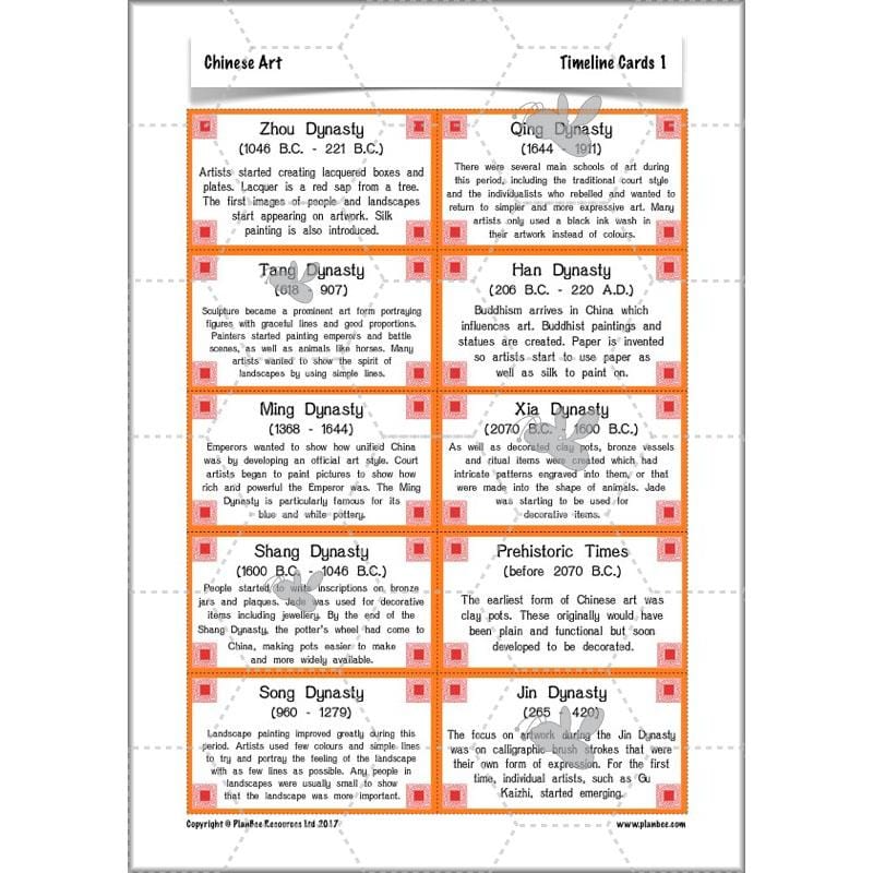 PlanBee Chinese Art KS2 Lesson Plans and Resources by PlanBee