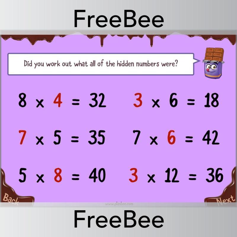 Free Chocolate Themed Brain Teasers by PlanBee