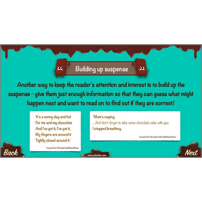 PlanBee Chocolate Poetry KS2 | Poetry Year 4