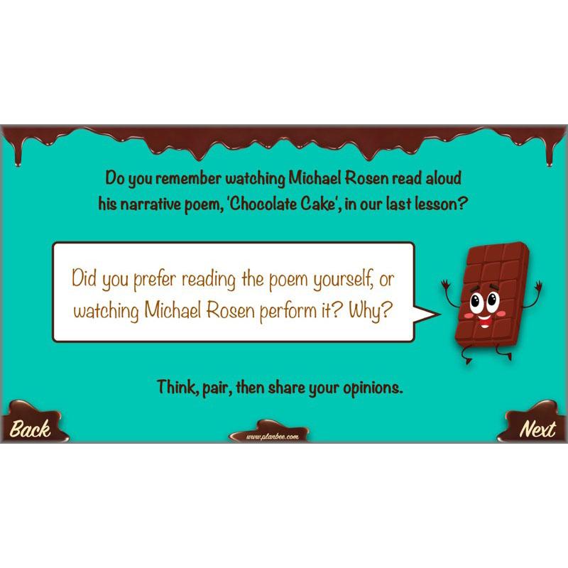 PlanBee Chocolate Poetry KS2 | Poetry Year 4