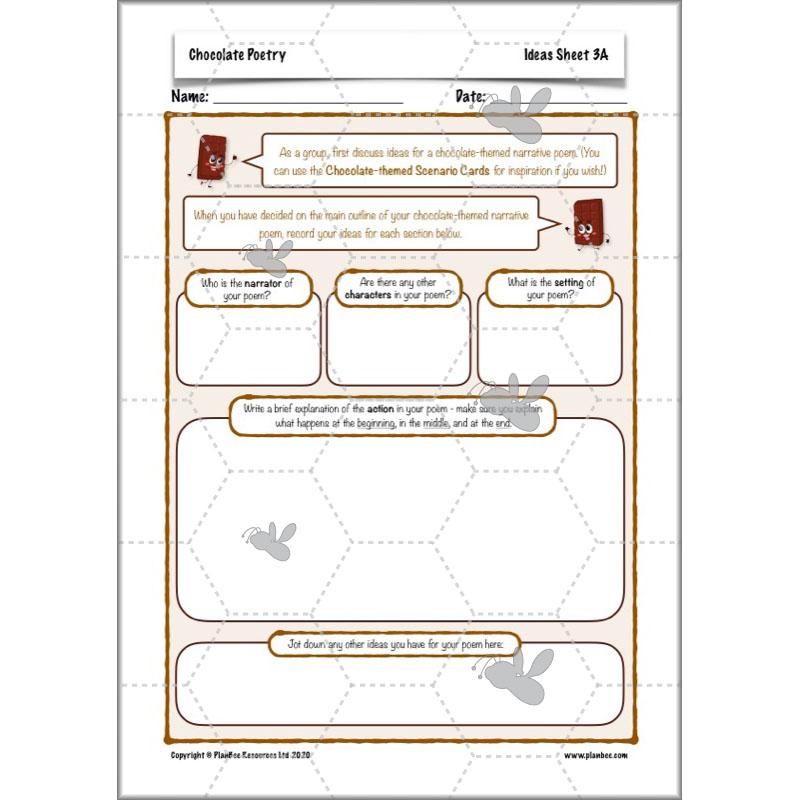 PlanBee Chocolate Poetry KS2 | Poetry Year 4