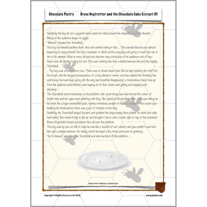 PlanBee Chocolate Poetry KS2 | Poetry Year 4