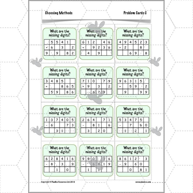 PlanBee Choosing Methods - Complete Year 6 Maths Planning and Resources