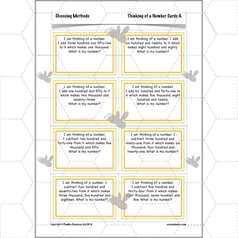 PlanBee Choosing Methods - Complete Year 6 Maths Planning and Resources