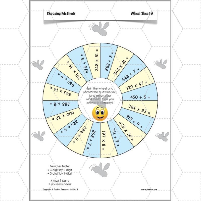 PlanBee Choosing Methods - Complete Year 6 Maths Planning and Resources