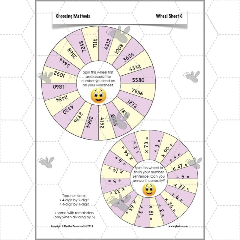 PlanBee Choosing Methods - Complete Year 6 Maths Planning and Resources