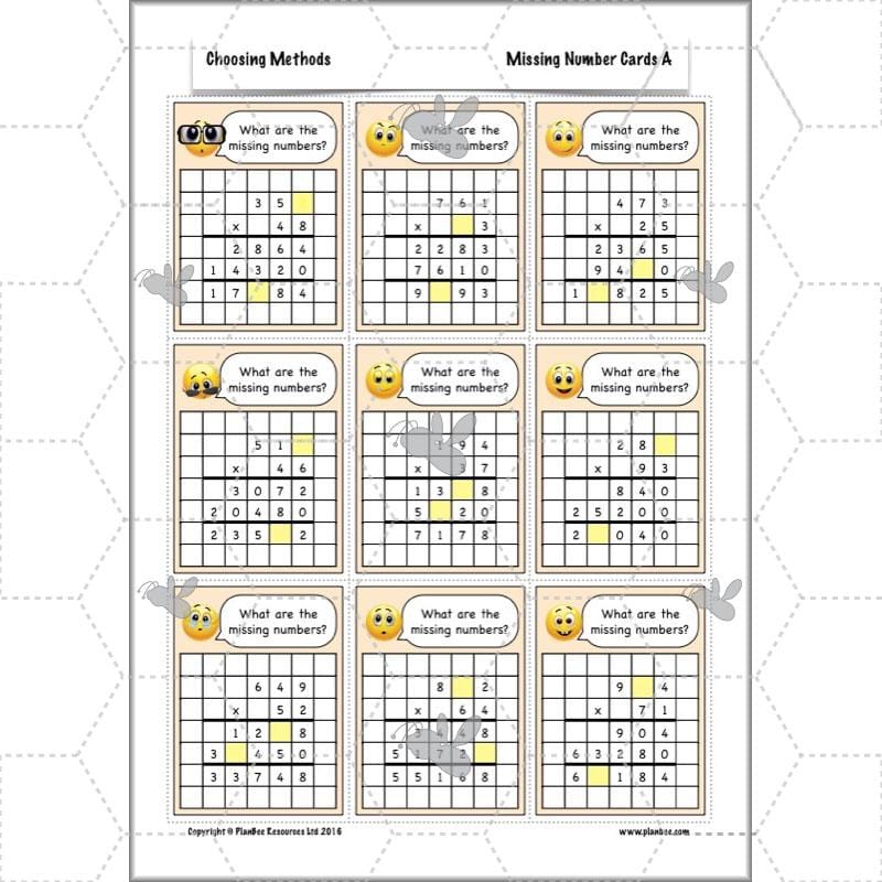 PlanBee Choosing Methods - Complete Year 6 Maths Planning and Resources