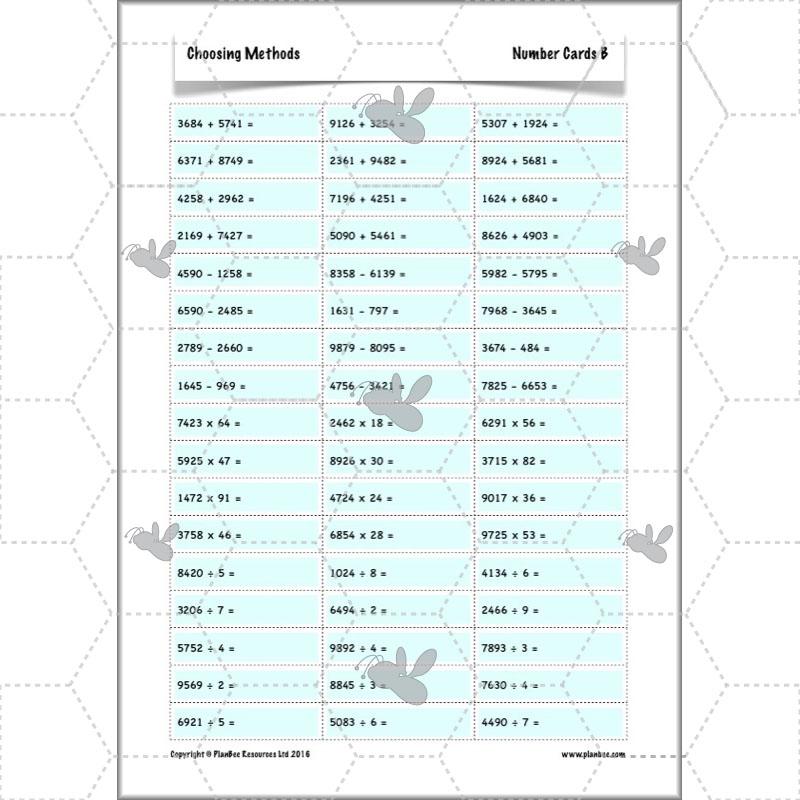 PlanBee Choosing Methods - Complete Year 6 Maths Planning and Resources