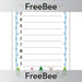 FREE Christmas Advent Activities for Kids Acrostic poem template by PlanBee