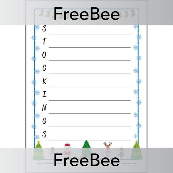 PlanBee Free Christmas acrostic poem templates for children | PlanBee