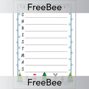 PlanBee Free Christmas acrostic poem templates for children | PlanBee