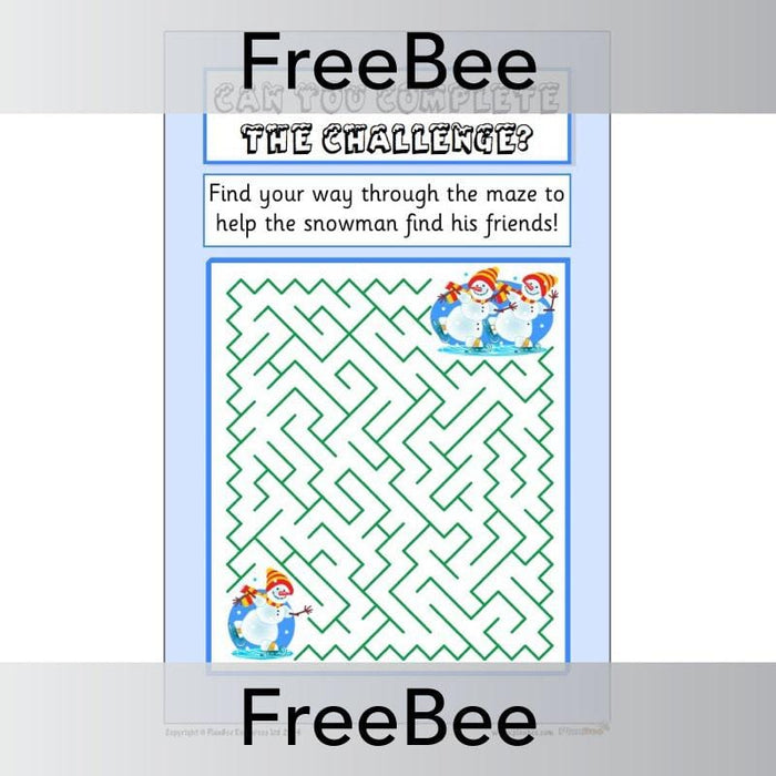 PlanBee Free printable Christmas activities – KS1 puzzle activity sheets