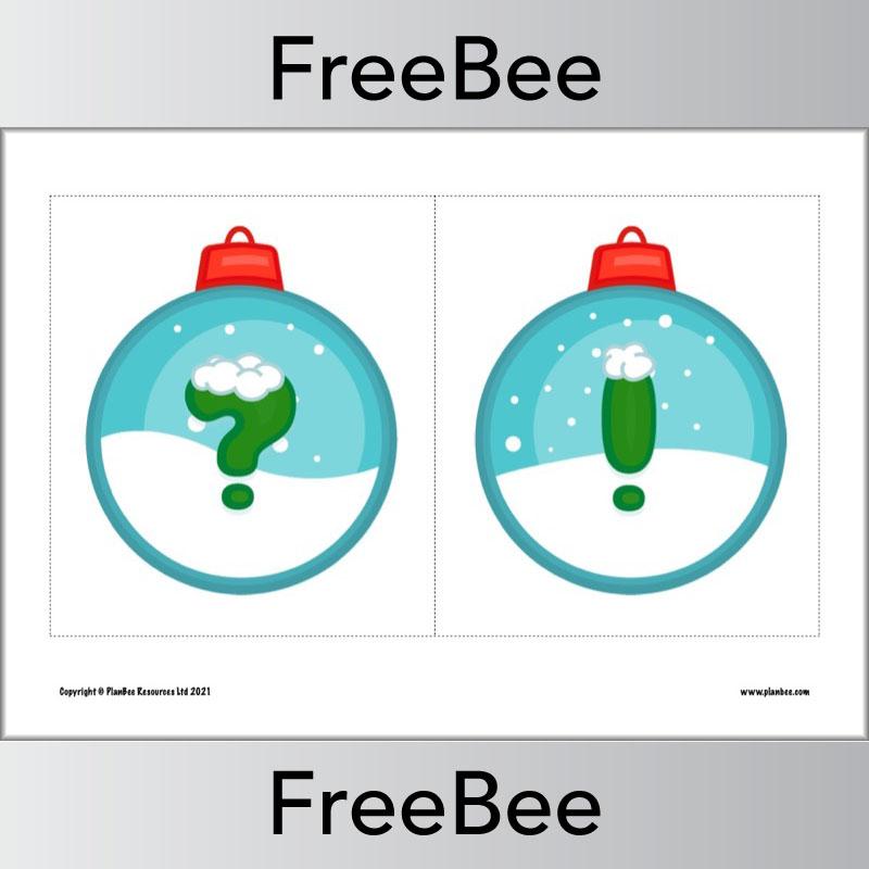 PlanBee FREE Christmas Alphabet Display Pack by PlanBee