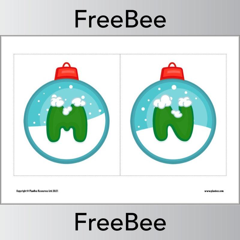 PlanBee FREE Christmas Alphabet Display Pack by PlanBee
